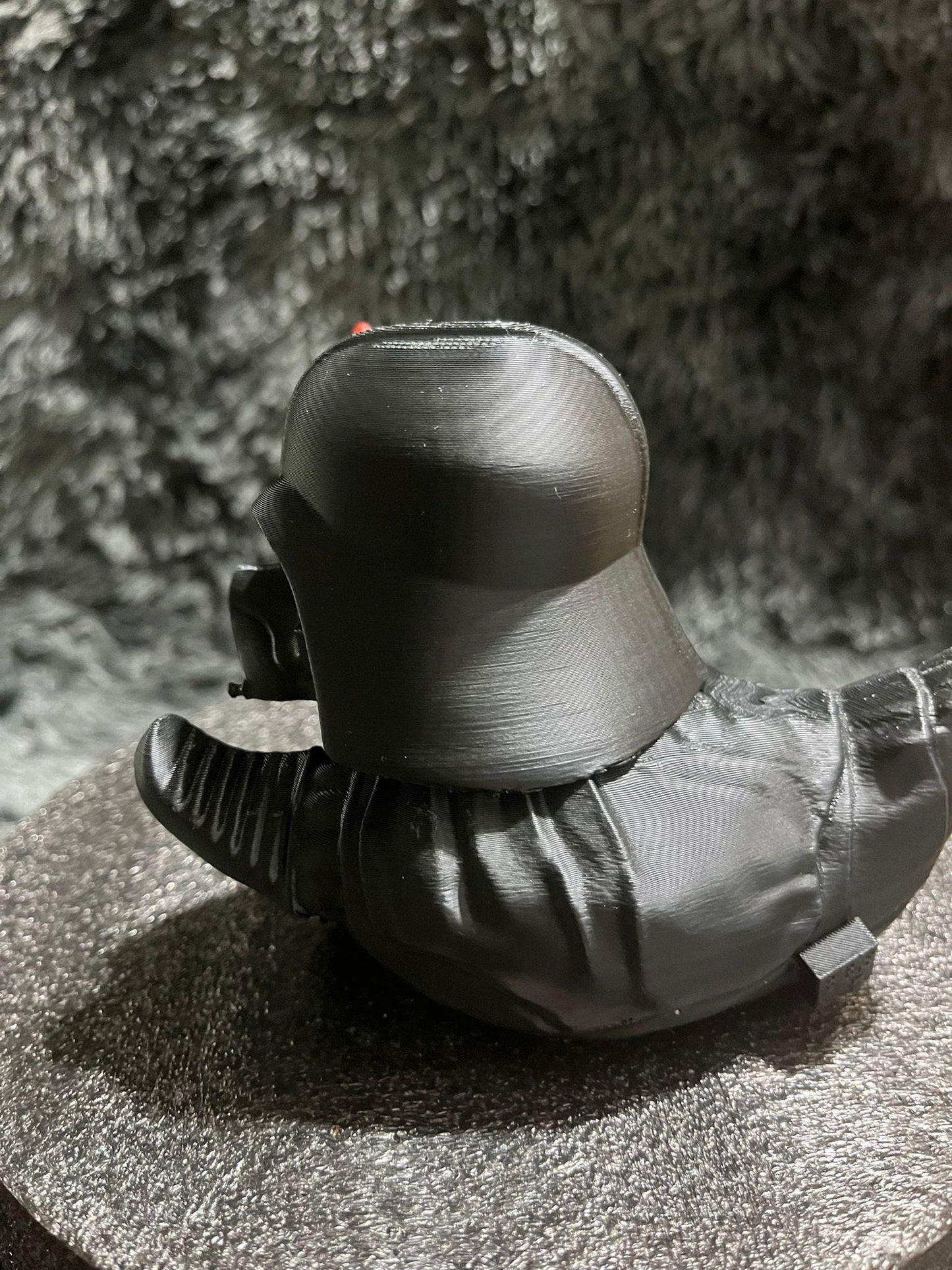 Duck Vader Hand Painted 3D Printed Pla Acrylic Water proof