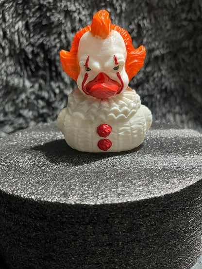 Hand Painted 3D Printed Rubber Duck Spooky Halloween Collectible and Jeep Decoration