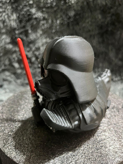 Duck Vader Hand Painted 3D Printed Pla Acrylic Water proof