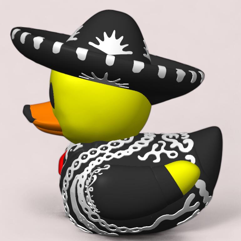 Mexican Duck with Sombrero | Fun Cultural Décor or Unique Gift