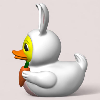 Easter Bunny Duck 3D Printed Figurine - Adorable Spring Decor - Unique Easter Gift