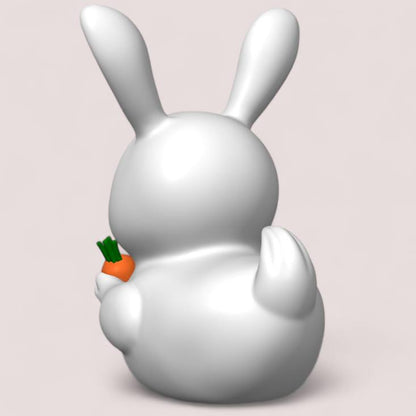 Easter Bunny Duck 3D Printed Figurine - Adorable Spring Decor - Unique Easter Gift