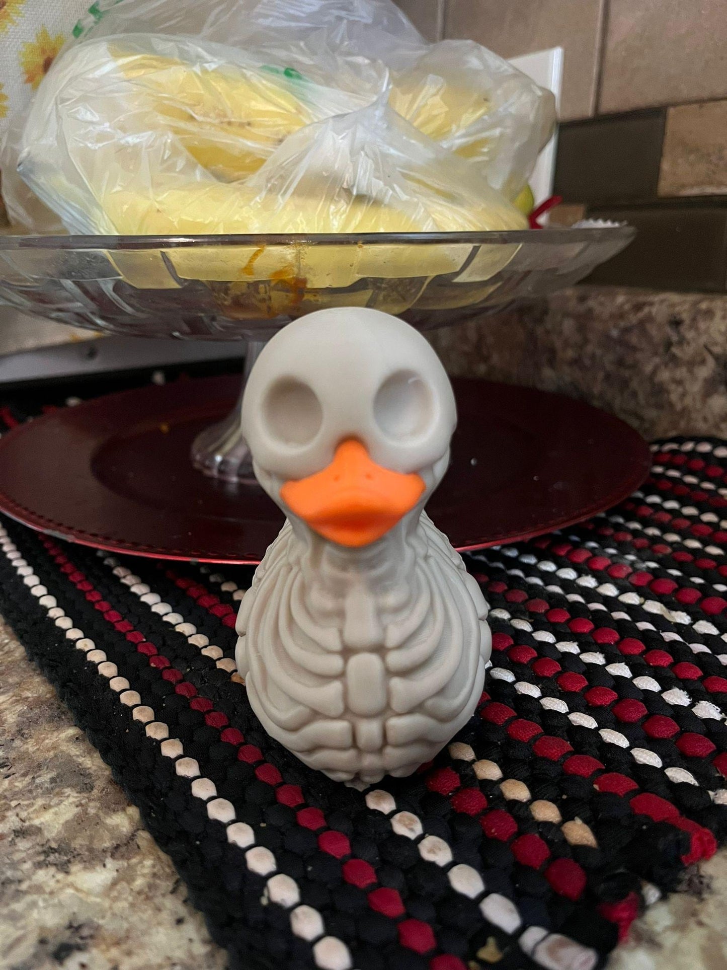 Realistic Collectible Skeleton Duck – Unique Decor