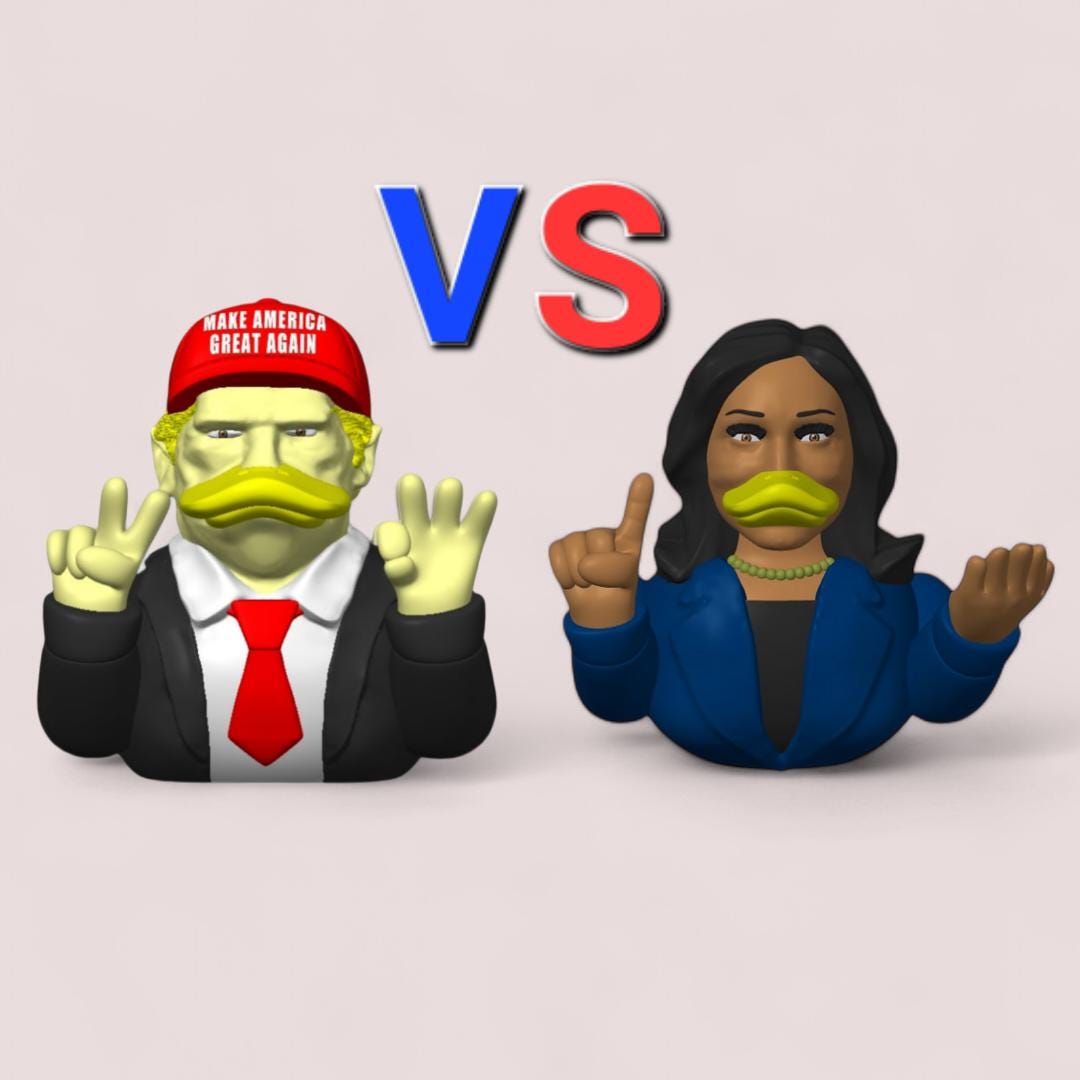 Kamala Harris Donald Trump Duck Choose your side