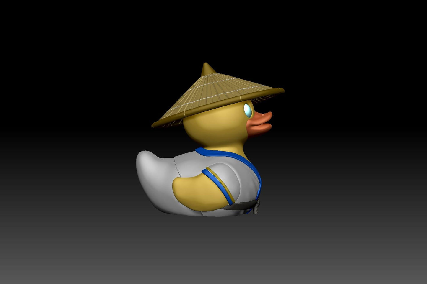 Legendary Thunder God Inspired 3D Printed Duck – Unique Gaming Decor