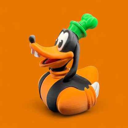 Silly Dog Duck | 3D Printed Cartoon-Inspired Duck |Friend Duck Figurine